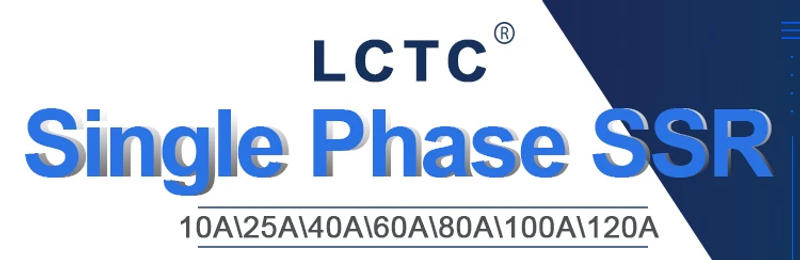 Description Picture 2 of itemLCTC Solid State Relay Radiator Heat Sink SSR Single Phase DIN Rail 10A 25A 40A 60A 80A 100A 120A DC-AC AC-AA DD Zero Crossing