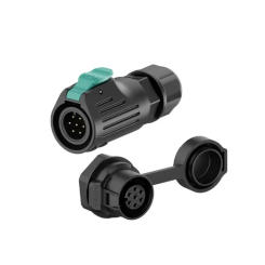 EW-LP12 Waterproof IP68 Male Mating Plug 2 3 4 5 6 7 8 Pin Wire Electric Connector M12 Industrial Avaition Adapter Solar Panel