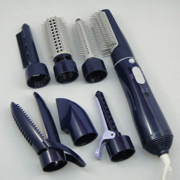 New 7 In 1 Multifunctional Hair Dryer Comb Straight Curl Dual-use Home Hair Styling Tool Set
