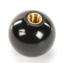 16101 HENNY PENNY CHICKEN FRYER PARTS - BLACK SPINDLE ROUND PLASTIC KNOB HP16101