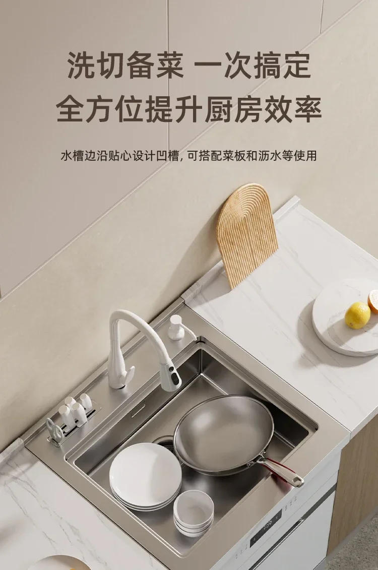 Description Picture 6 of itemHand Washing MachineMáquina De Lavar Louça Integrada Branca Do Dissipador, Tamanho Da Máquina, Apartamento Pequeno