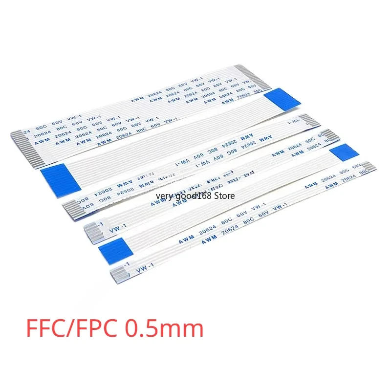 Description Picture 2 of item10PCS FPC/FFC Ribbon Flexible Flat Cable Pitch 0.5MM 34P Wire Length 6/10/15/20/25/30/40CM