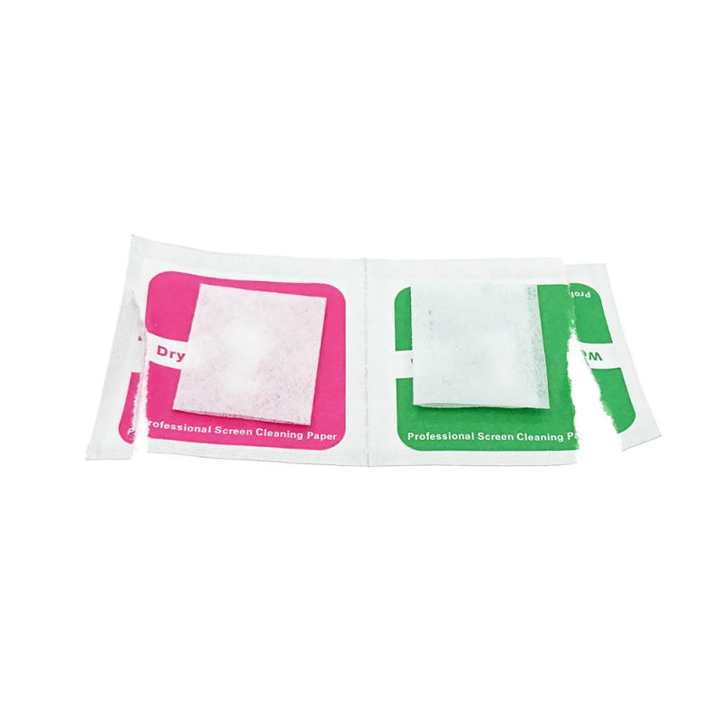 Description Picture 5 of item100Pcs Cleaning Cloth Wet Dry Wipes for Camera Lens Phone Tablet LCD Screens Dust Removal Papers