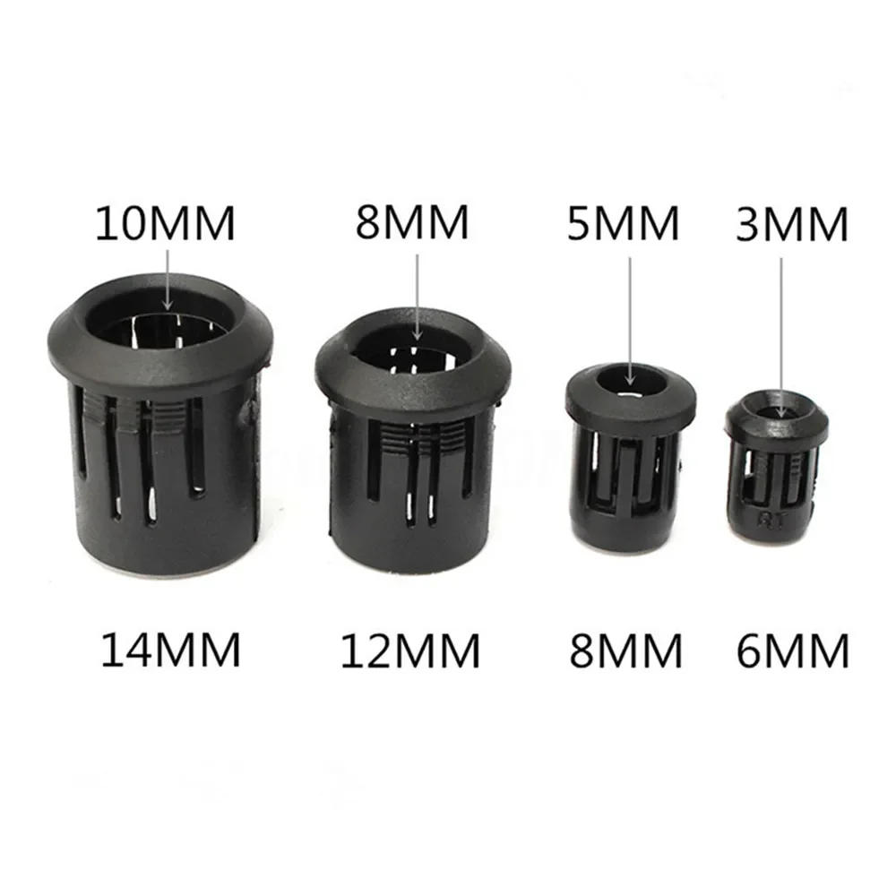 Description Picture 2 of item5mm LED Holder Socket Clip Bezel Light Emitting Diode Lamp Base Cover Plastic Display Mount Panel Blub Wire Prewired Cup Case