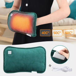 Hand Warmer Electric Heating Pad Flannel Heat Explosion-Proof Warm Bag Reusable Winter Handwarmer Menstrual Thermal Bag