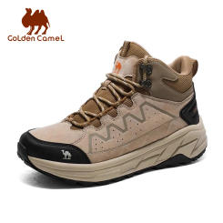 GOLDEN CAMEL Hiking Shoes Women Anti-slip Waterproof Wear-resistant High-top Hiking Boots Professional Trekking Shoes for Men