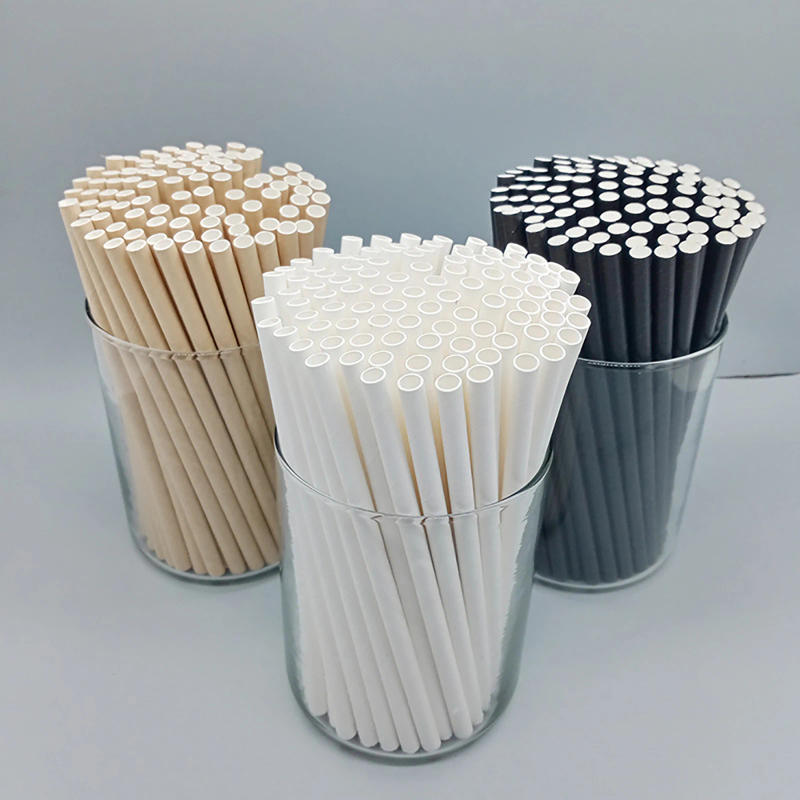 Description Picture 6 of item100 Pcs Paper Straws 7.75 in Long Disposable Straws for Smoothies Tumblers Cocktail MilkShake for Coffee House Diner Or Home