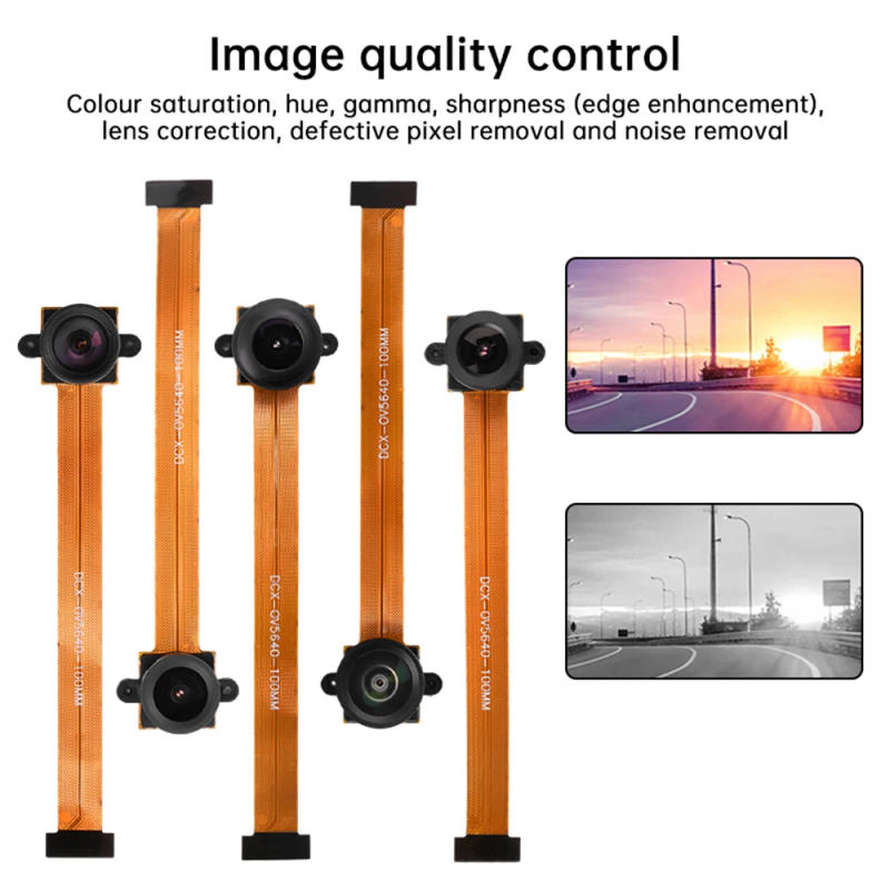 Description Picture 6 of item100MM OV5640 Camera Module 100 120 130 200 Degree 3.6mm Lens AF HD 5 Megapixel DVP Interface for ESP32 Development Board