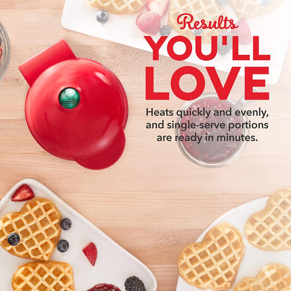 Description Picture 3 of item220V EU Plug Mini Electric Waffles Maker Bubble Egg Cake Oven Breakfast Love Heart Shaped Waffle Maker Cooking Appliance