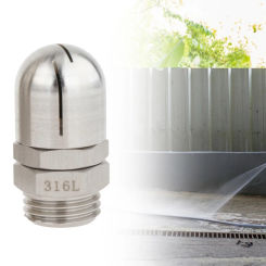 Cleaning Spray Ball Fittings Rotary Cleaning Nozzle Male Thread Rotary Cleaning Connector 1/4" Threaded Tank Cleaning Tool