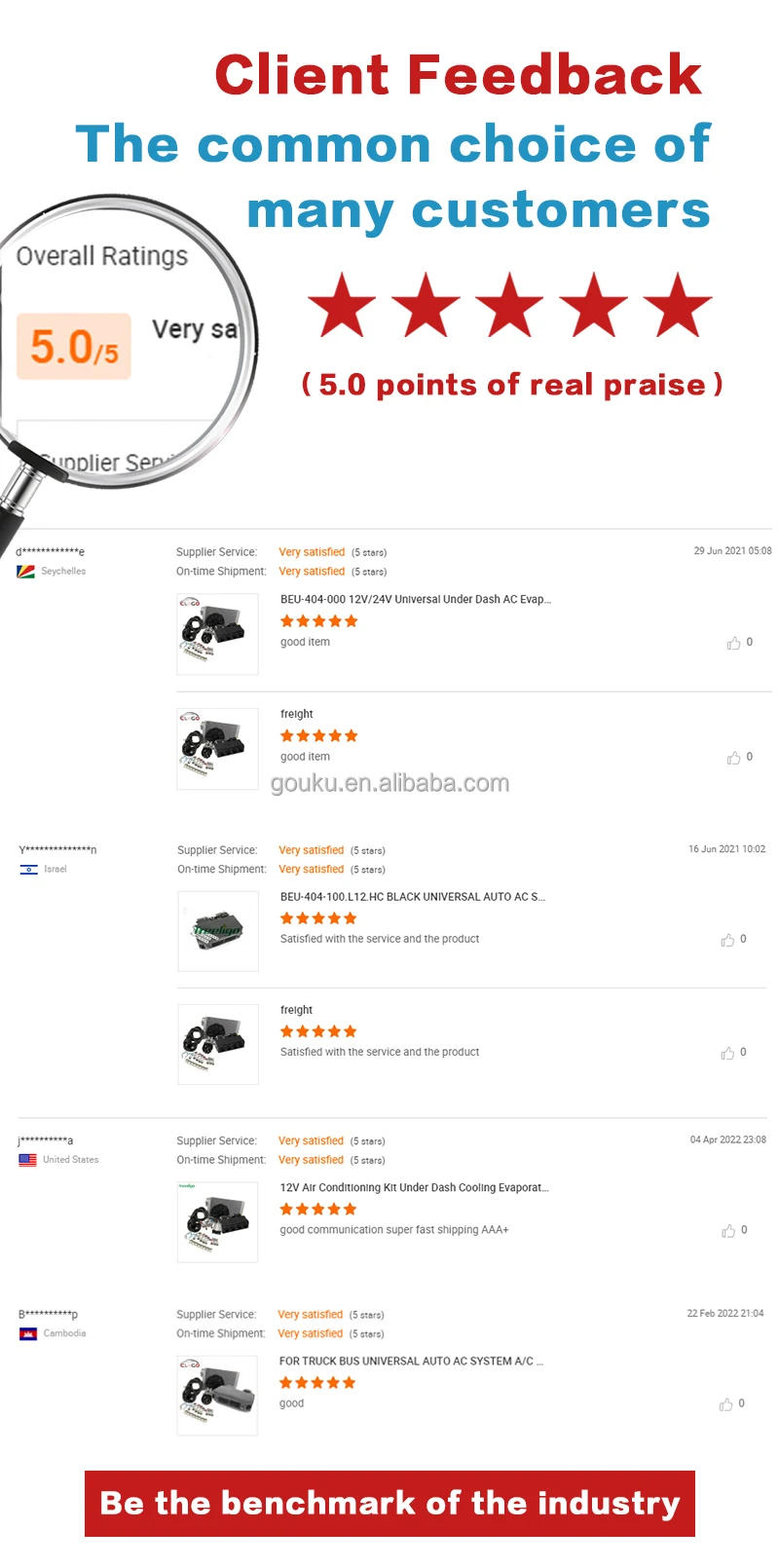 Description Picture 5 of itemUnder dash car vehicle universal electric ac compressor kit 12v air conditioner