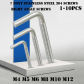 M8x120mm 2Pcs