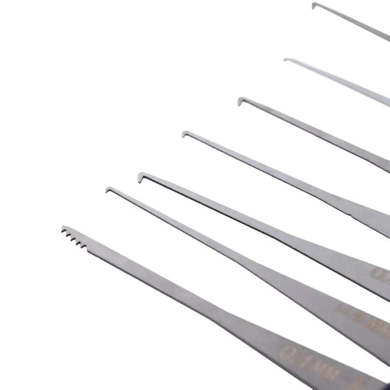 Description Picture 5 of itemProfessional Stainless Steel Multifunctional Remove Hook Visible DIY Hand Tool Lock Pick Set Locksmith Supplies Key Extractor