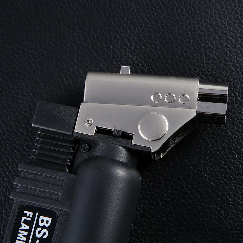 Description Picture 5 of itemOutdoor Windproof Butane Gas Lighter With Two Types Of Flames Turbo Torch Large Firepower BBQ Kitchen Cooking Ignition Gun