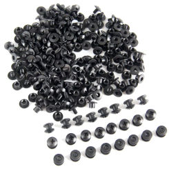 Black Steel Chicago Screw Set Cross Head Perfect for DIY Kydex and Leather Holsters Clips and Sheaths