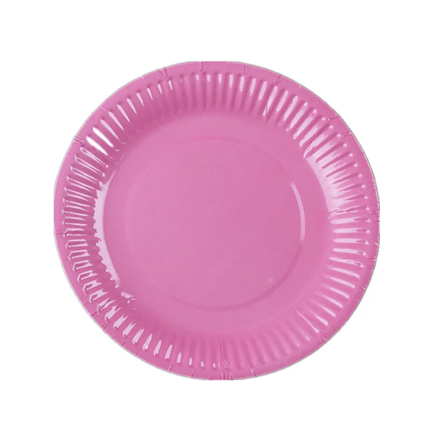 Description Picture 5 of item10/50Pcs 7inch Plate Black Green Blue Red Solid Color Disposable Tableware Set Supplies Paper Plate Wedding Birthday Party Decor