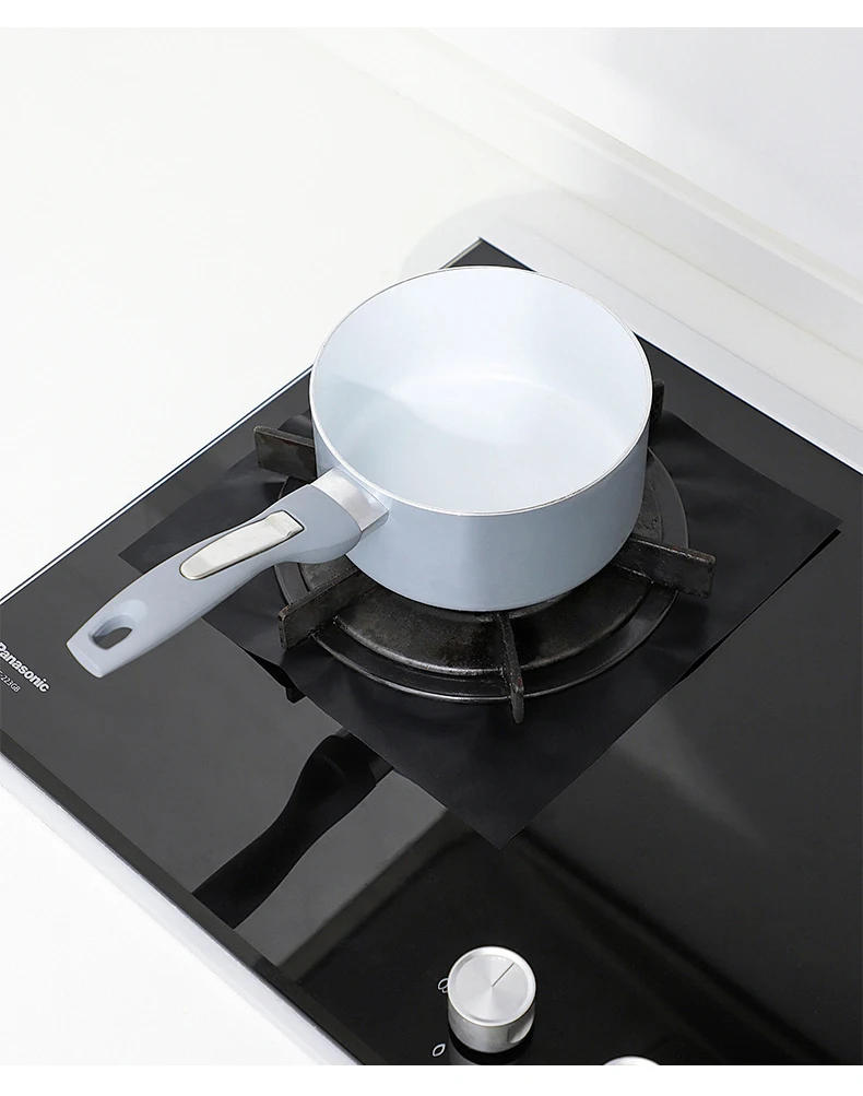 Description Picture 3 of item1/2/4Pcs Gas Stove Protector Oil-Proof Gas Burner Cover Liner Antifouling Waterproof Stovetop Protector Kitchen Accessories