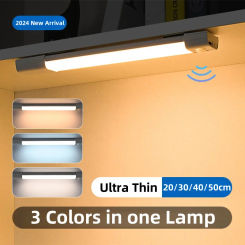 Night Lights Motion Sensor LED Light Wireless USB Rechargeable Cabinet Lamp For Kitchen Closet Bedroom Wardrobe Indoor Lighting