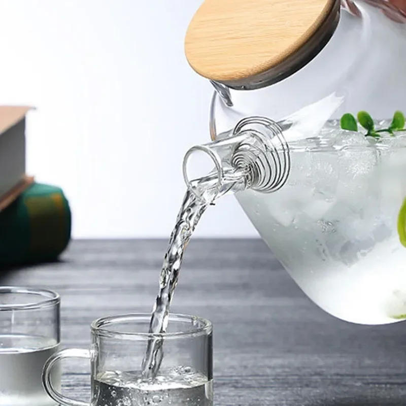 Description Picture 3 of item5pcs Teapot Stainless Steel Spring Teapot Nozzle Strainer Set Portable Filter Teapot Strainer Tea Replacement Tea Accessories