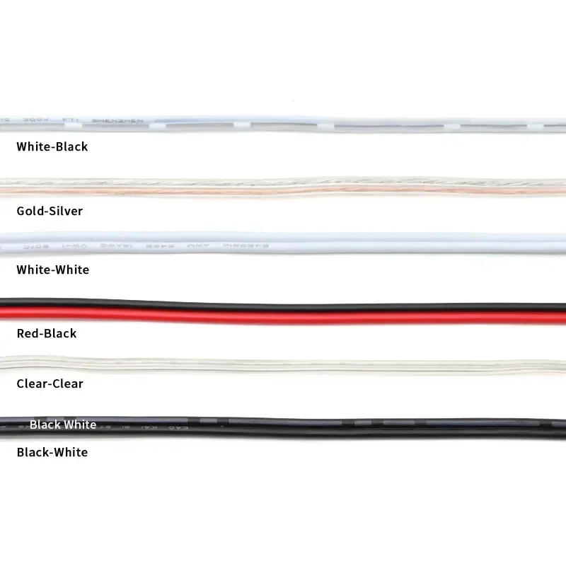 Description Picture 3 of item5m/10m/20m UL2468 2 Pins Electrical Wire 30 28 26 24 22 20 18 16AWG Tinned Copper Insulated PVC Extension LED Strip Cable