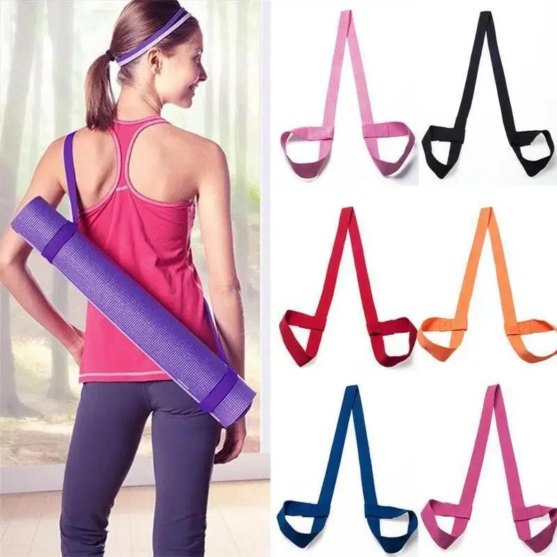 Description Picture 4 of itemYoga Mat Carry Belt Strap Adjustable Shoulder Strap for Yoga Mat Sling Pilates Sport Band Exercise Fitness Mat Elastic Yoga Belt