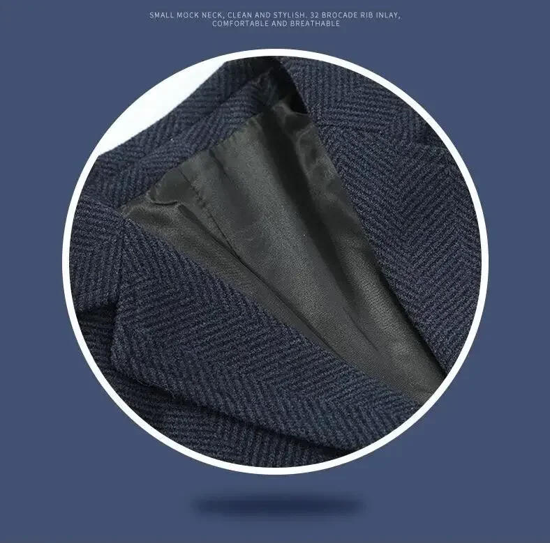 Description Picture 3 of itemMen Business Casual Blazers Jackets Korean design Suits Coats High Quality Male Spring Slim Fit Blazers Jackets Coats Size 4XL