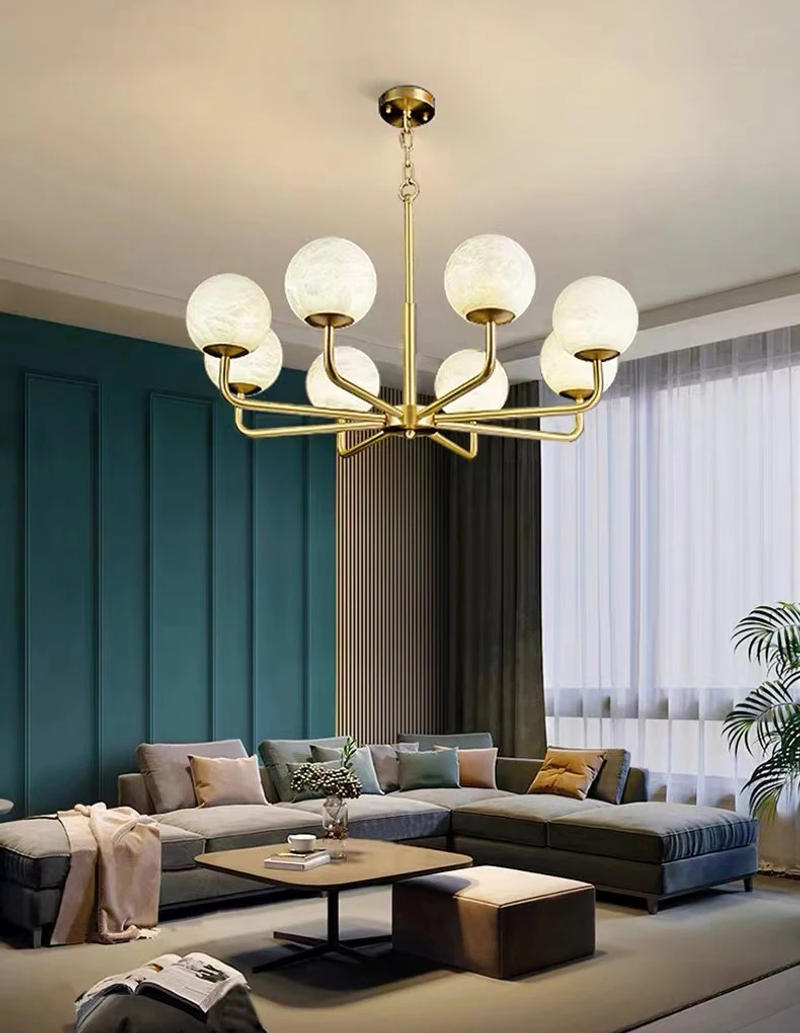 Description Picture 2 of itemModern home decor led lights pendant light lamps for living room Chandeliers for dining room hanging light indoor lighting