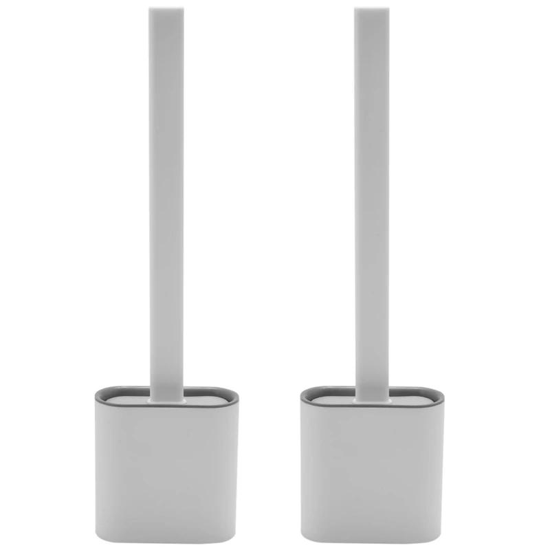 Description Picture 2 of itemJFBL Hot Toilet Brush With Holder - 2 Pack Of Deep Cleaner Silicone Toilet Brushes And Holders Quick Drying Set With Hook