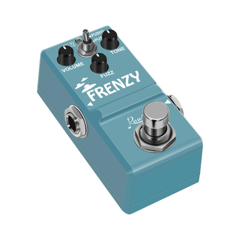 Description Picture 6 of itemRowin FRENZY Guitar Pedal Classic Fuzz Tone Creamy Violin-Like Sound Mini Full Metal Shell 2 Modes For Bass Guitars MIni Pedal