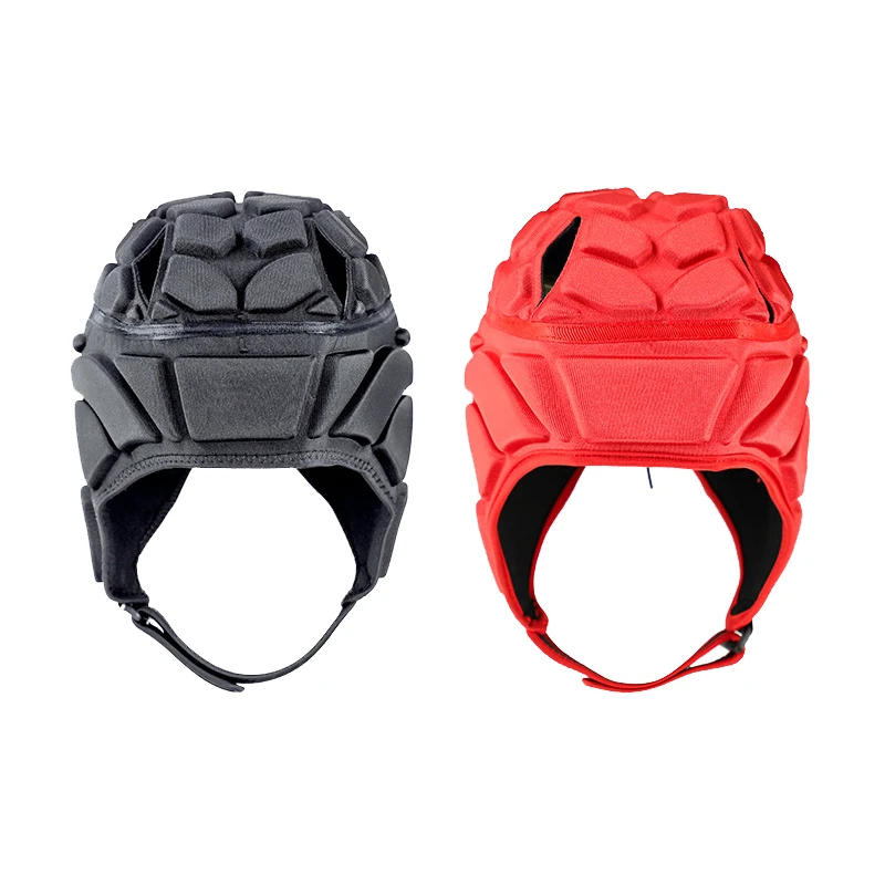 Description Picture 5 of itemPrefessional Football Soccer Helmet Rugby Scrum Cap Headguard Goalie Hat Head Protector Shockproof Headgear Soccer Goalkeeper