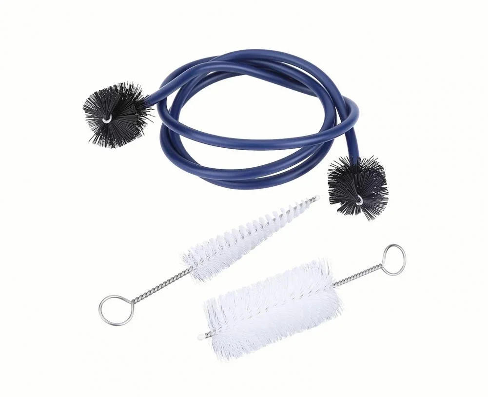 Description Picture 2 of item1 Set Trumpet Maintenance Kit Bendable Grasp Snake Brush Mouthpiece Brush Cornet Cleaning Kit Musical Instrument Accessories