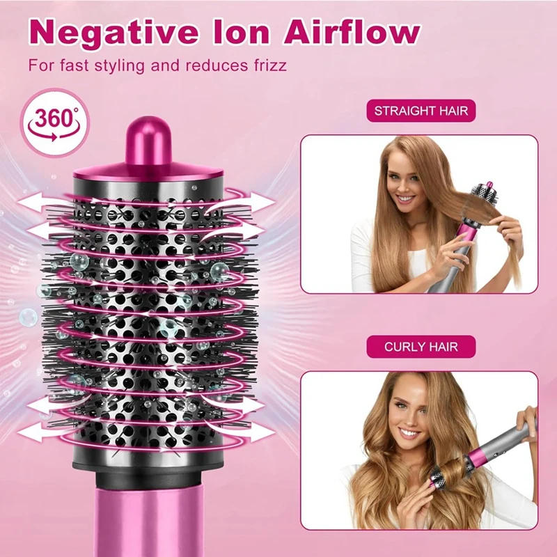 Description Picture 6 of itemLarge Round Volumizing Brush For Dyson Airwrap Hair Dryer Multi-Styler With Adapter Curling Hair Tool