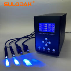 UV LED Point Light Source Irradiation Machine Shadowless Adhesive Photosensitive UV Curing Lamp Customized UV Curing Machine