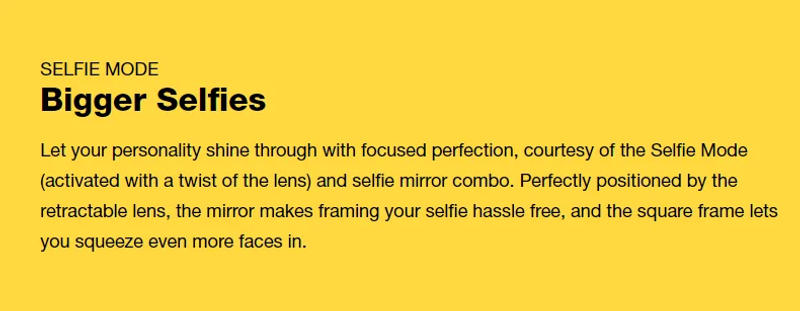 Description Picture 6 of itemFujifilm Instax SQUARE SQ1 Camera Hybrid Instant 3 Color White/Blue/Orange Instax Camera Optional Package 20/40 Square Films