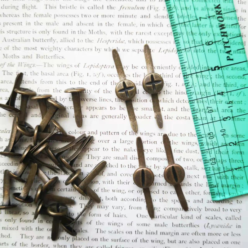 Description Picture 3 of itemMET000-50pics Retro Brads - Symbol Brads Diy Embellishment  Scrapbooking JunkJournal Handmade Photo Album