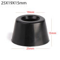 10 pcs Instrument  Accessories Cabinet Speaker Black Protective Pad Tapered Furniture Slip Feet PVC  Foot Mat