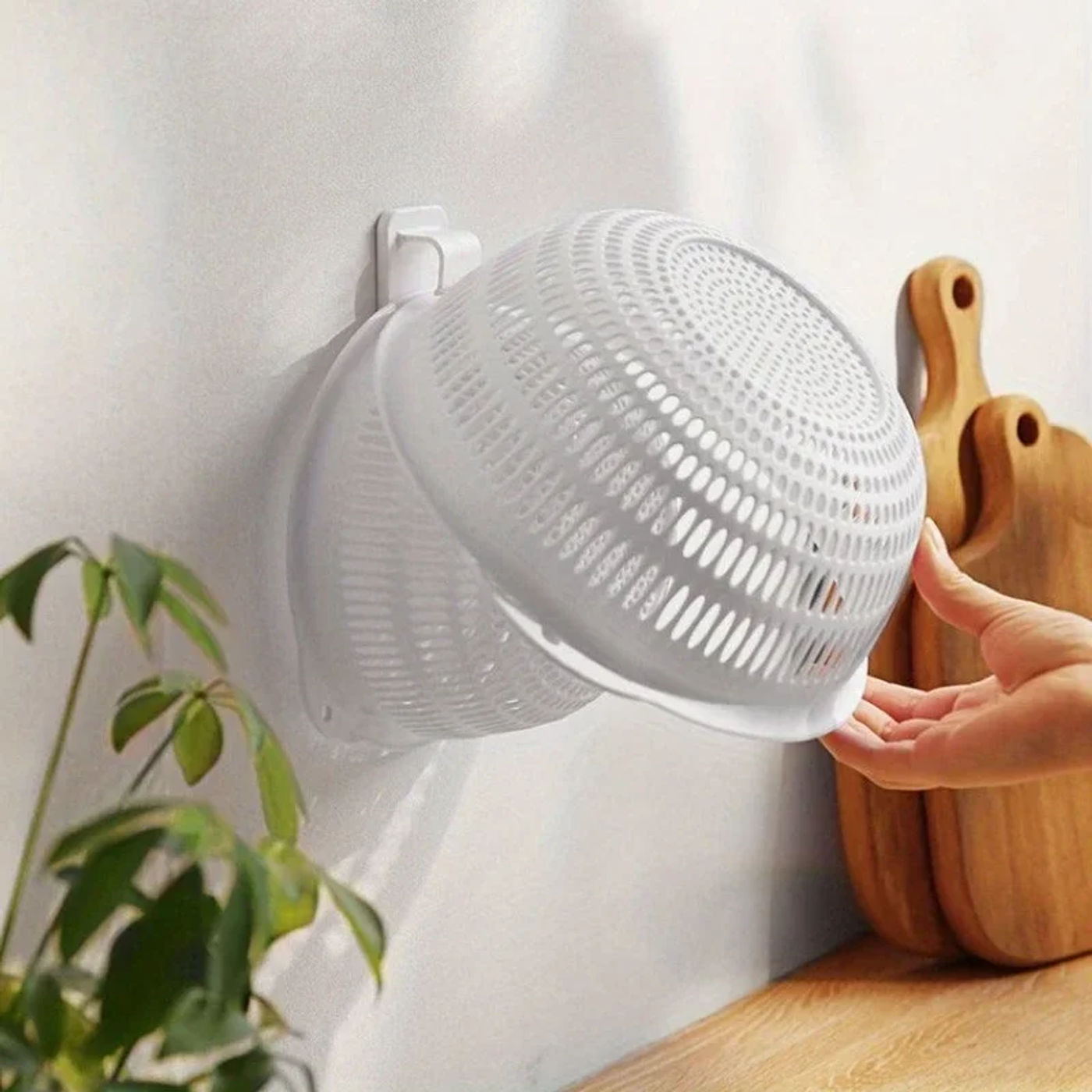 Description Picture 6 of itemWashbasin Hooks Adhesive Hooks Storage Rack Wall-Hung Washbasin Holder Home Bathroom Kitchen Supplies