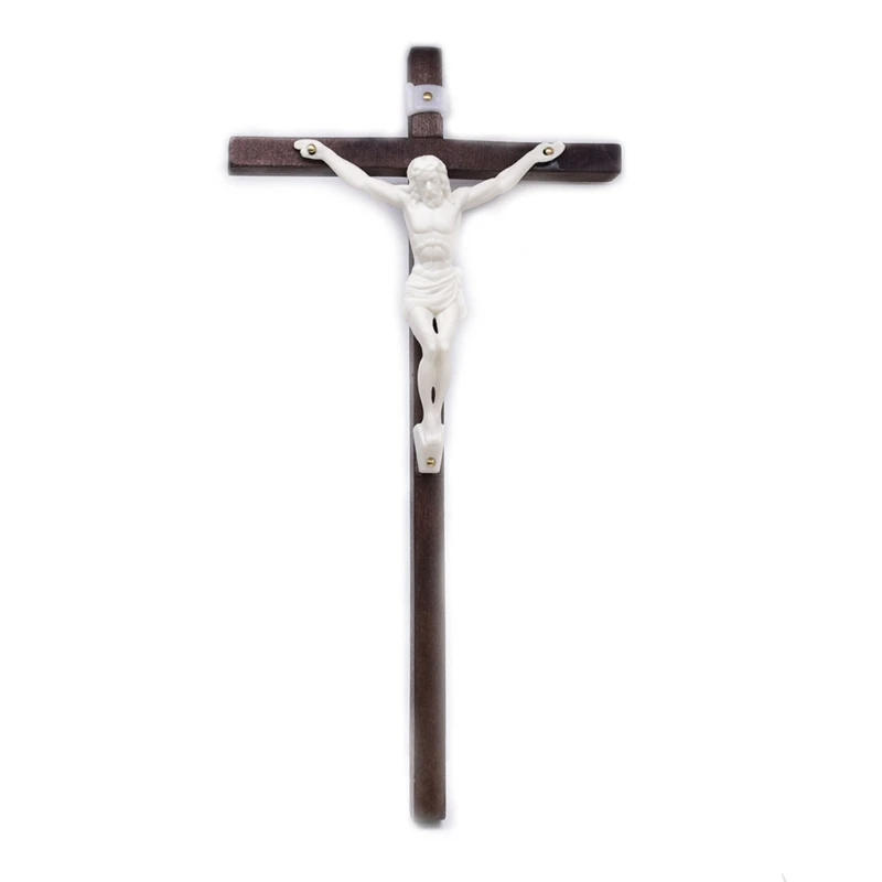 Description Picture 4 of itemSolid Wooden Crucifix Wall Hanging Crosses with Jesus for Table Wall Table Dropshipping
