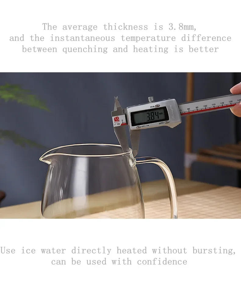 Description Picture 2 of itemHousehold Teaware Glass Teapot for Stove Heat Resistant High Temperature Explosion Proof Tea Infuser Milk Rose Flower Tea Set