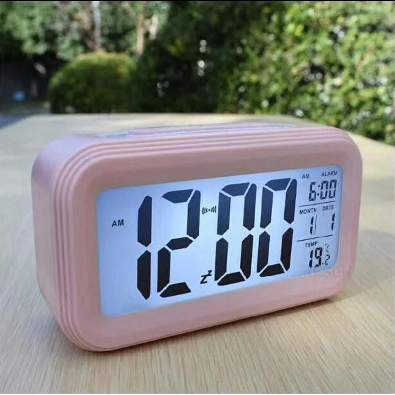 Description Picture 5 of item1PC Home LED Digital Alarm Temperature & Calendar Snooze Function Alarm Clock Luminous Table Electronic Smart Clock