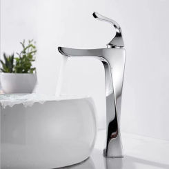 Modern Bathroom Sink Faucet Single Handle Deck Mounted Wash Basin Water Tap Hot Cold Mixer Tap Torneira Pia Bathroom Accessories