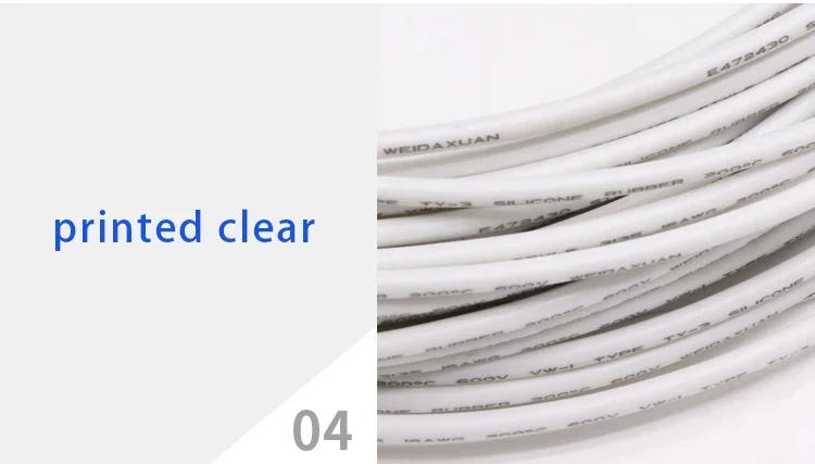Description Picture 6 of item2/5/10M UL3135 Wire Silicone Insulation Tinned Copper 30 28 26 24 22 20 18 16 14 12 10AWG High Temperature Resistant Cable