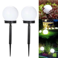 Solar Waterproof Outdoor Garden Light Ball Lamp Solar Powered LED Bulb Lamp Solar Panel Energy Street Lawn Yard Pathway Lights