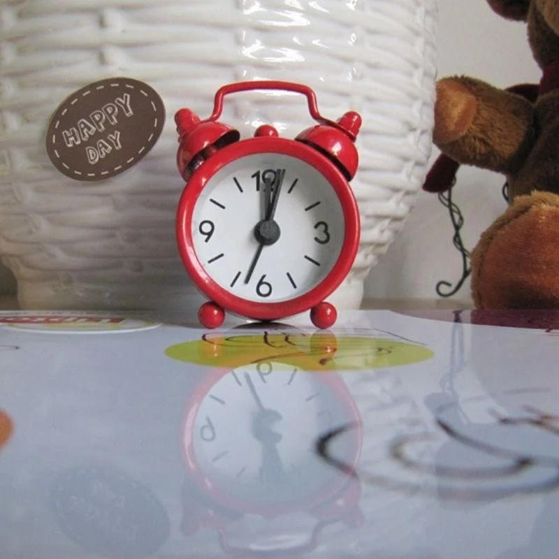 Description Picture 6 of item40mm Mini Metal Alarm Clock Portable Home Outdoor Lovely Cartoon Watch Retro Gift For Children Friends Metal Alarm Clock