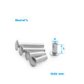 Aluminum Large Pan Head Semi Hollow Rivet / Semi Round Head Hollow Rivet M2M2.5M3M4M5M6