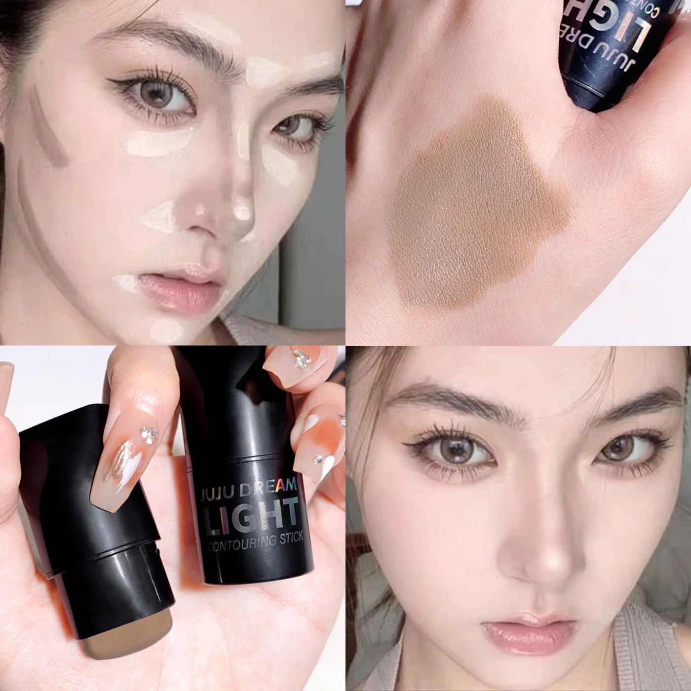 Description Picture 3 of itemVersatile Contouring stick - matte, bronzer, nose stick, eyeshadow, Face contouring cream - natural and easy to apply
