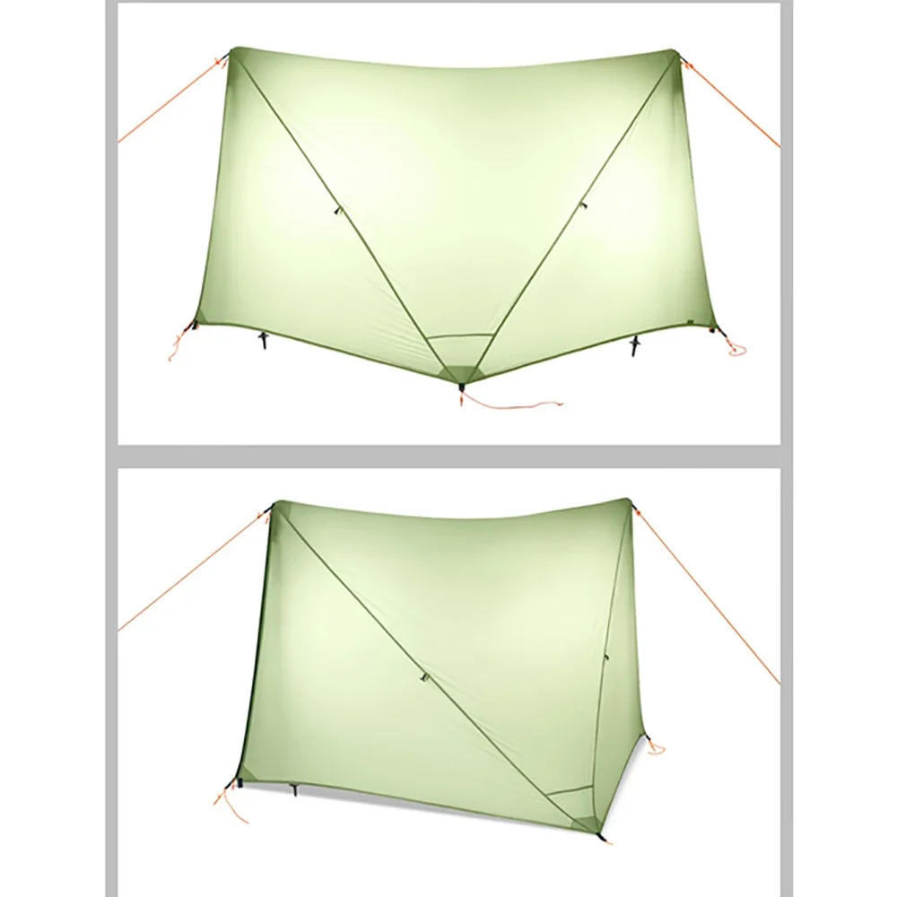 Description Picture 3 of itemSilnylon Ultralight Flysheet Outdoor Camping Tent Waterproof Rainfly Backyard UV Protection Sun Shelter Canopy Trap Autumn