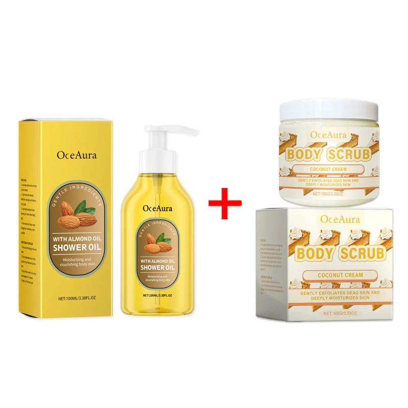 Description Picture 4 of itemShower Oil for Dry Skin Gentle Cleaning Soothe Tight Moisturizing Oil Control Fragrance Relaxing Body Scrub Nourishing Bath Oils