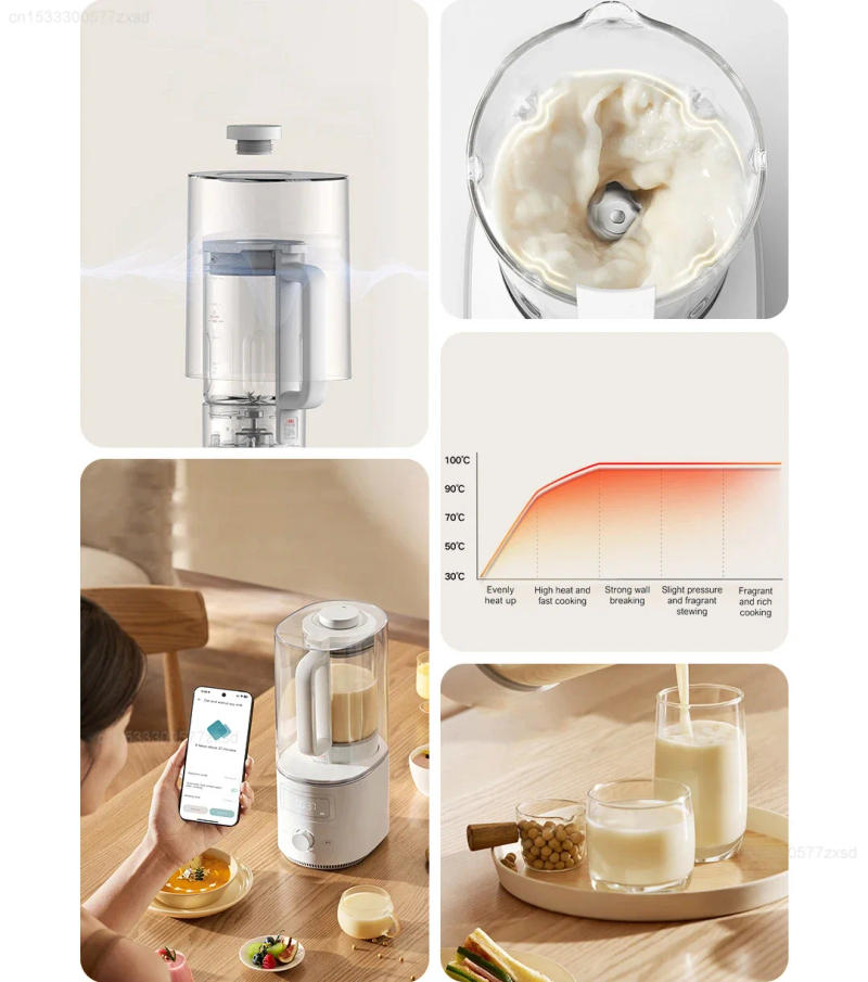 Description Picture 3 of itemXiaomi Mijia Smart Quiet Blender S2 Machine Kitchen Blenders Juicer Food Processors Soybean Milk Machine Mixer with Mi Home APP