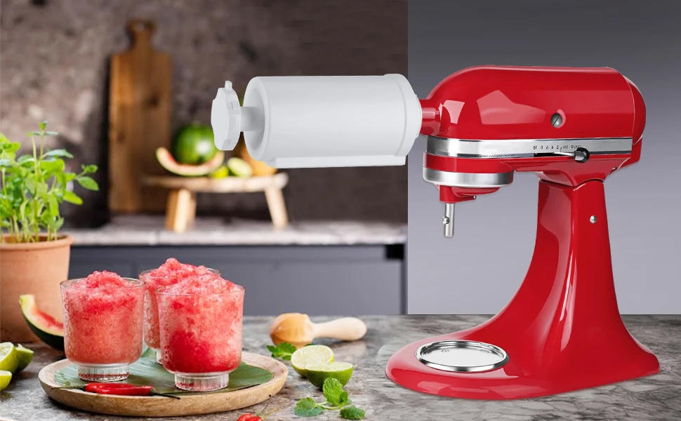 Description Picture 3 of itemIce Shaver Attachment for KitchenAid Stand Mixer,Kitchen Aid Attachment for Mixer,Ice Shaver Attachment,High Production Shaveice